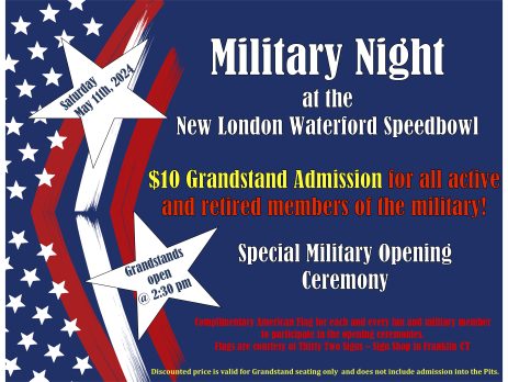 Speedbowl to Celebrate Military Members May 11th – The Speedbowl